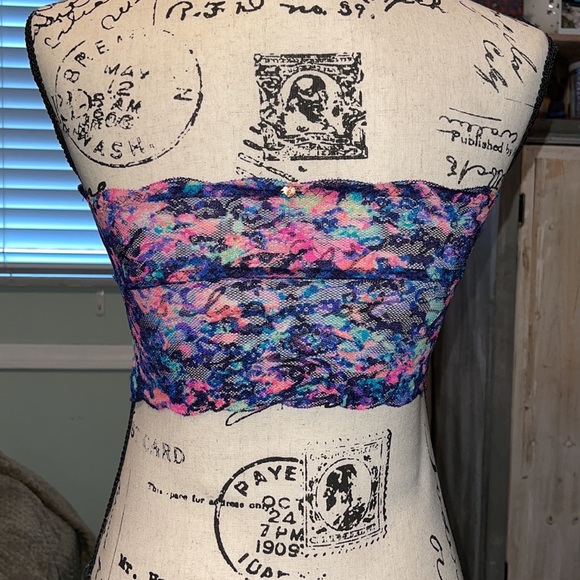 PINK Lace Bandeau - Picture 3 of 3